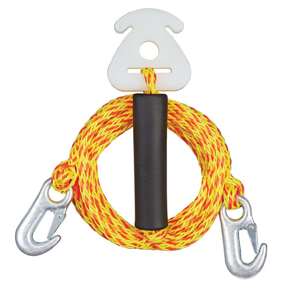 Full Throttle 8' Ski and Tube Tow Harness - Yellow and Orange