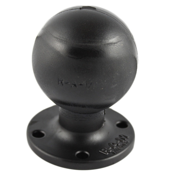 RAM Mounting Systems D Size 2.25-Inch Ball on Round Plate with AMPS Hole Pattern