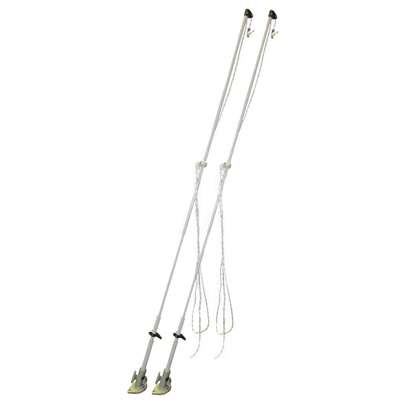 <p><strong>Premium Mooring Whip 2PC 14' 10,000lbs Up To 28'</strong></p><p>The practical alternative to marine railways, davits and lifts, these fiberglass Mooring Whips are exceptionally strong, attractive and do not obstruct your waterfront view...