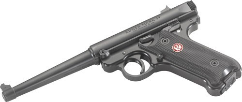Ruger Mark IV Standard .22 LR Semi-Auto Pistol with 6-Inch Barrel and Synthetic Grips