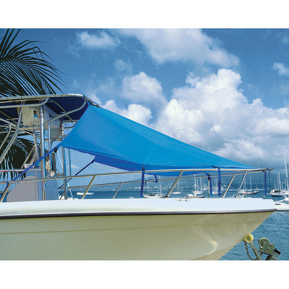 Taylor Made T-Top Bow Shade 6' Length x 90" Width in Pacific Blue for Center Console Boats