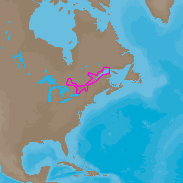 C-MAP 4D NA-D935 St Lawrence River Marine Navigation Chart