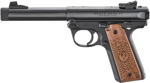 Ruger Mark IV 22/45 .22 Long Rifle Semi-Auto Pistol with Adjustable Sights and 10-Round Magazines
