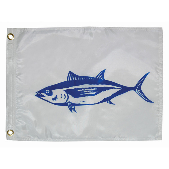 Taylor Made 12" x 18" Tuna Flag - Fisherman's Catch Flag with Brass Grommets