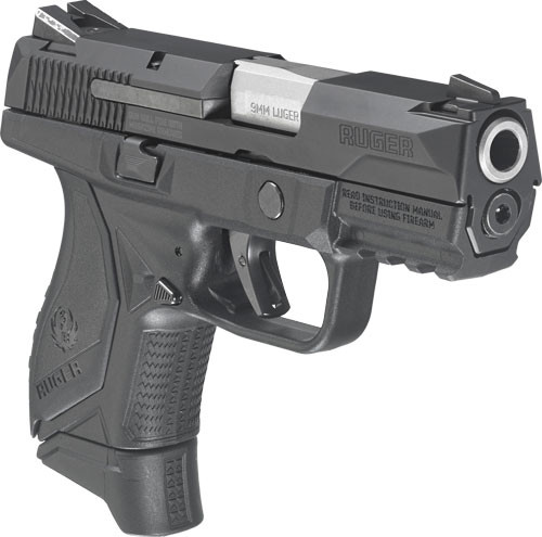Ruger American Compact 9mm Pistol with Adjustable Sights and 17+1 Capacity