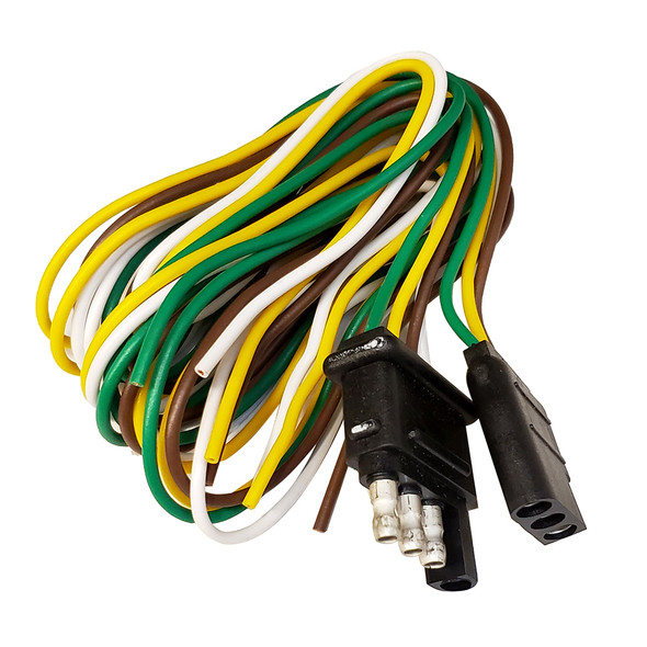 Sea-Dog Trailer Connector 4 Pole Kit - 12 inch and 48 inch Wiring Cables