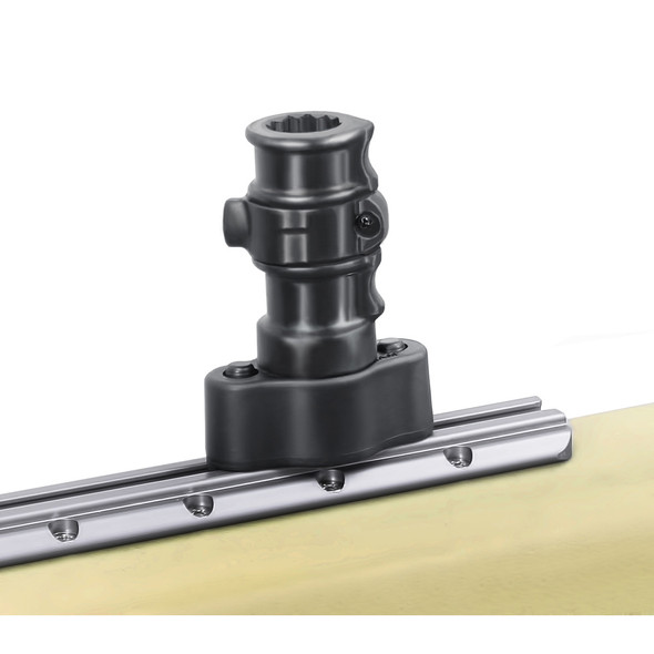 RAM Mounting Systems Adapt-a-Post Quick Release Track Base - Versatile Kayak Track Mounting Solution