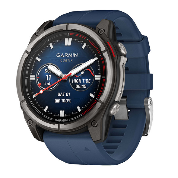 Garmin quatix 8 Marine GPS Smartwatch with 1.4-Inch AMOLED Display and Built-In LED Flashlight
