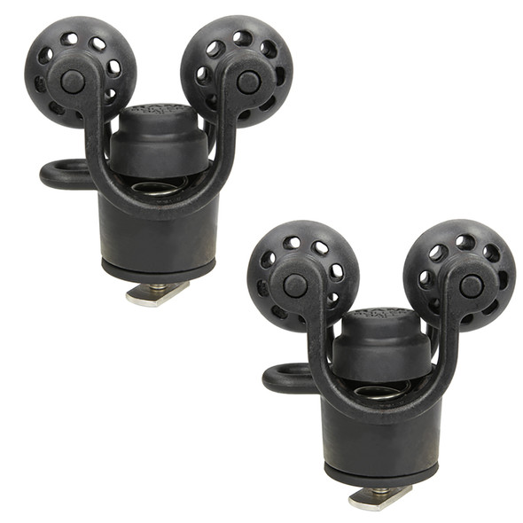 RAM Mounting Systems 2-Pack RAM Roller-Ball Paddle & Accessory Holder for Kayak Tracks