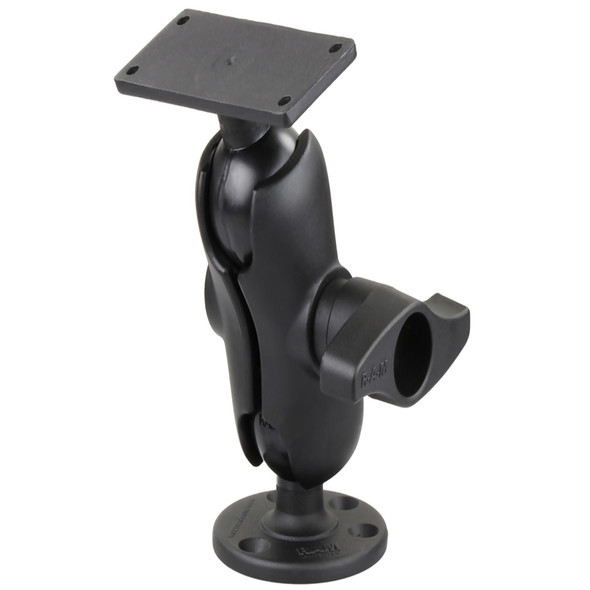RAM Mounting Systems 59752 2.25-Inch Ball Mount with Round and Rectangular Bases for Humminbird HELIX 9, 10 & 12