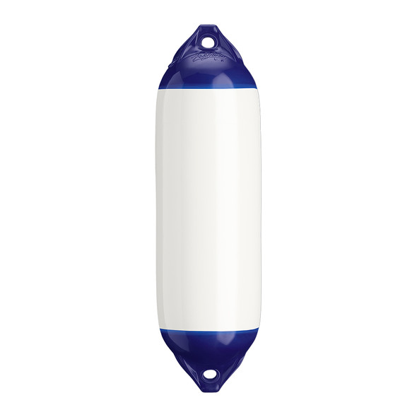 Polyform U.S. F-02 Twin Eye Fender 7.5" x 26" - White for 20-30 ft Boats