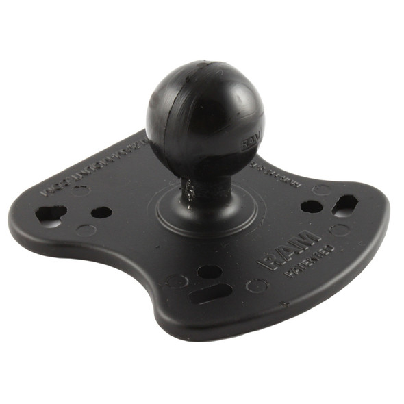 RAM Mounting Systems RAM-107BU Marine Electronics Base with 1.5-Inch Rubber Ball for Humminbird and Lowrance Devices