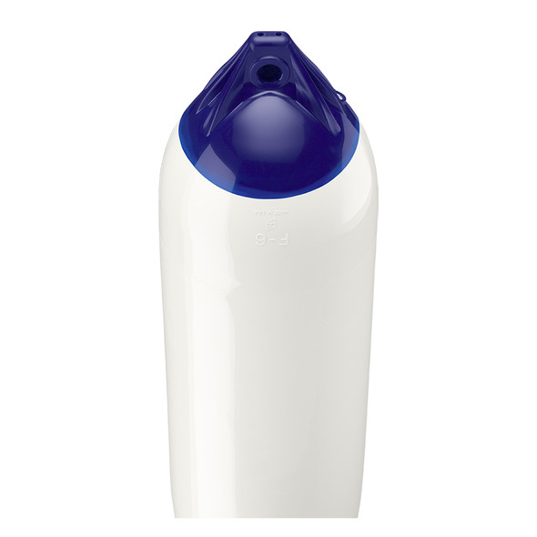 Polyform U.S. F-6 Twin Eye Fender 11-Inch x 42-Inch in White for 35-50 ft Boats