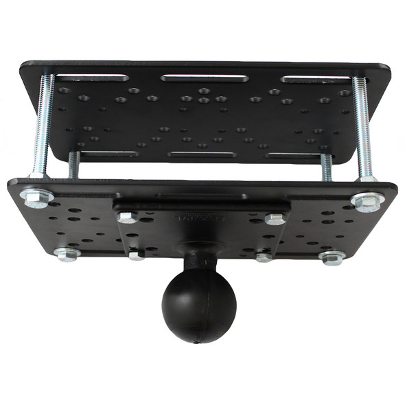 RAM Mounting Systems Forklift Overhead Guard Plate with D Size 2.25-inch Ball - RAM-335-D-246