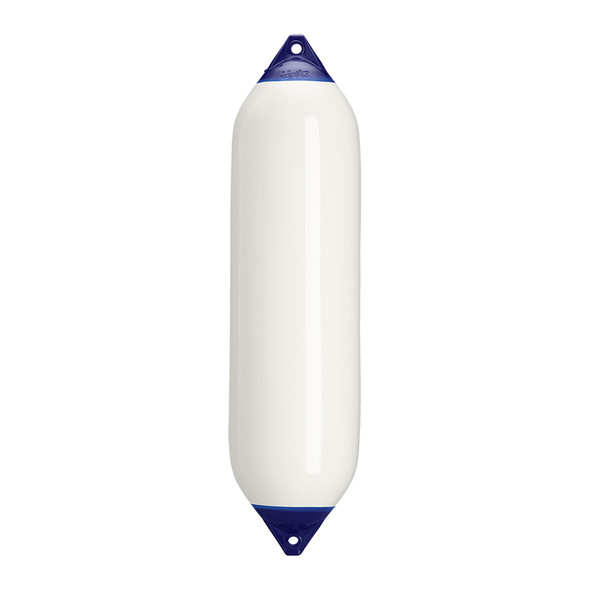Polyform U.S. F-8 Twin Eye Fender 15" x 58" in White for 50-70 ft Boats