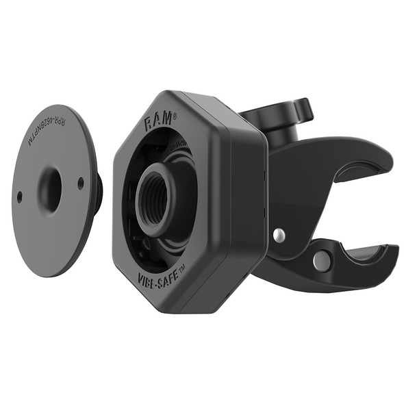 RAM Mounting Systems RAM Tough-Claw Small Clamp Base with Vibe-Safe Adapter (Part Number RAP-400-462NPT)