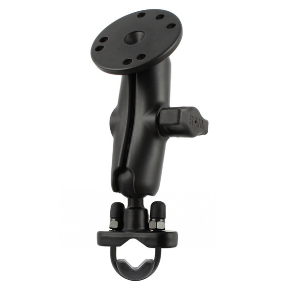 RAM Mounting Systems Handlebar U-Bolt Base with 2.5-Inch Round Base for Secure Mobile Device Mounting