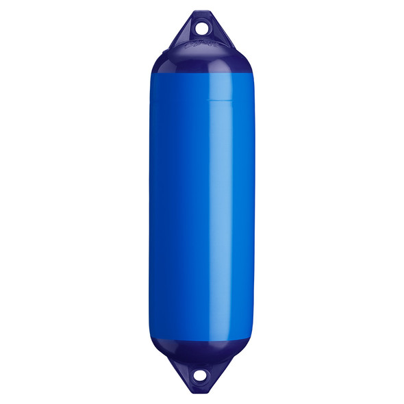 Polyform U.S. F-3 Twin Eye Fender 8.2 x 30 Inches - Blue for 20-30 ft Boats