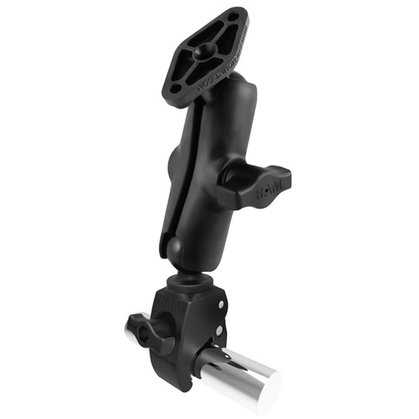 RAM Mounting Systems RAP-B-400-238U Tough-Claw Base with Double Socket Arm and Diamond Base Adapter