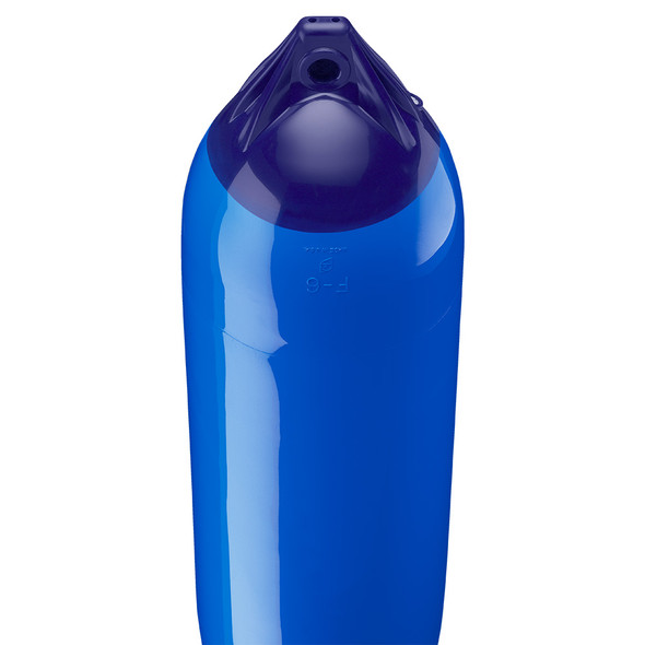 Polyform U.S. F-6 Twin Eye Fender 11" x 42" in Blue for 35-50 ft Boats