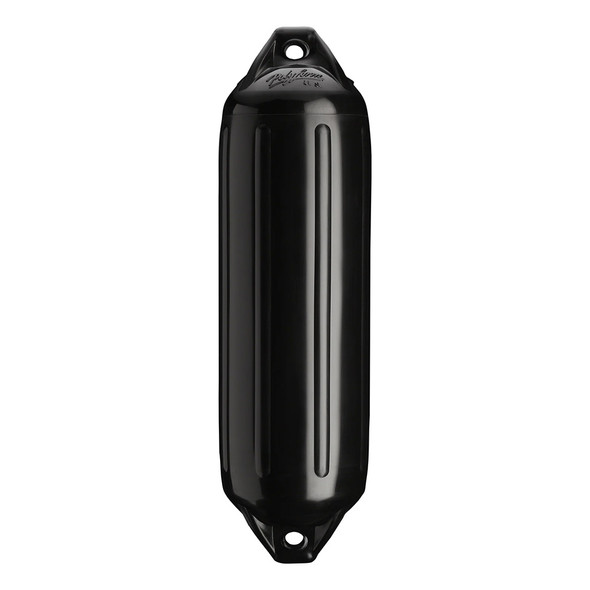 Polyform NF-3 Heavy-Duty Twin Eye Boat Fender - 5.6 x 19 inches, Black
