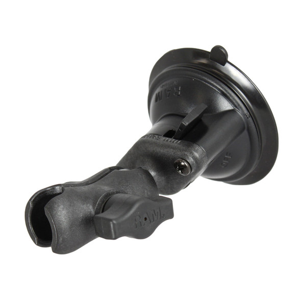 RAM Mounting Systems RAP-B-166-A-DU1 Composite Twist Lock Suction Cup Mount with Short Arm