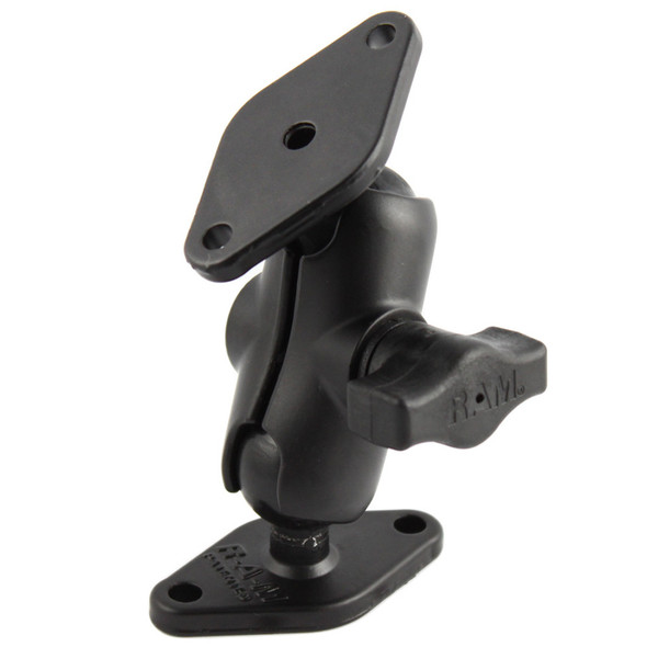 RAM Mounting Systems RAM-B-102U-A 1-Inch Diameter Ball Mount with Short Arm and Diamond Bases