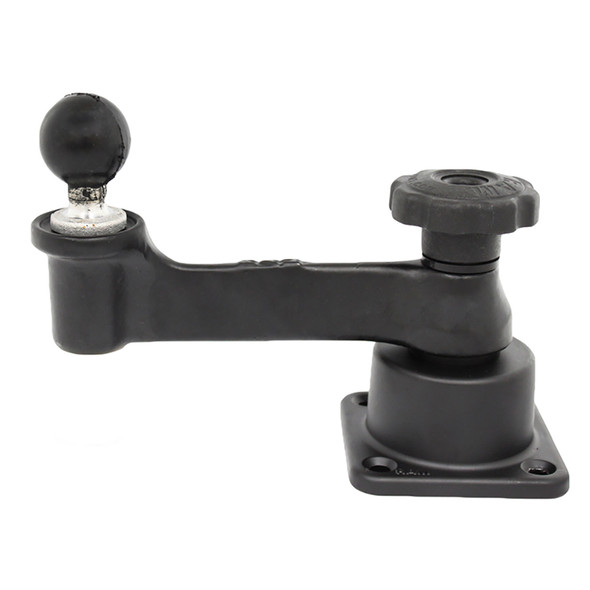 RAM Mounting Systems Horizontal 6-inch Swing Arm Mount with Ball for Marine and Vehicle Applications