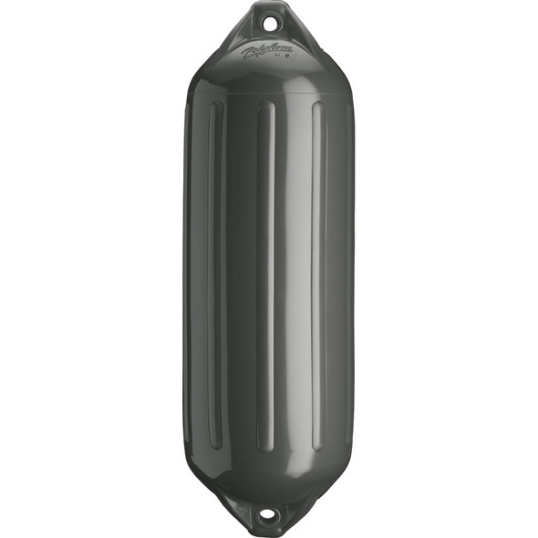 Polyform NF-5 Heavy-Duty Twin Eye Boat Fender in Graphite - 8.9" x 26.8"