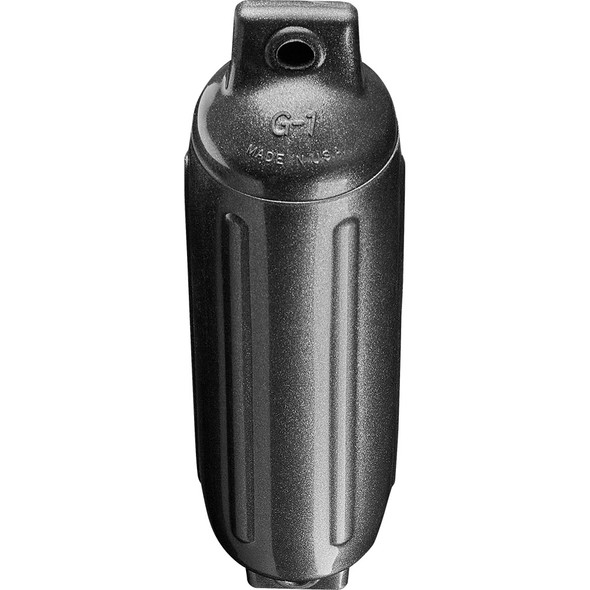 Polyform G-1 Twin Eye Fender 3.5 x 12.8 inches - Metallic Graphite