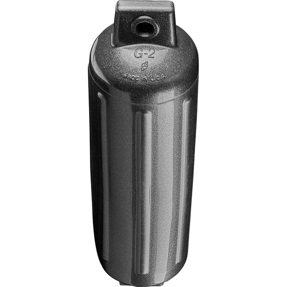 Polyform U.S. G-2 Twin Eye Fender 4.5 x 15.5 inches - Metallic Graphite