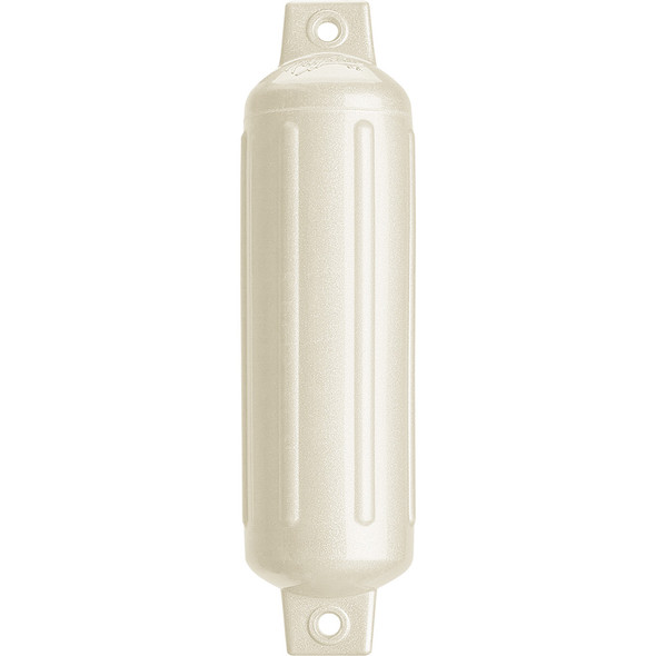 Polyform U.S. G-2 Twin Eye Fender 4.5 x 15.5 inches in Metallic White