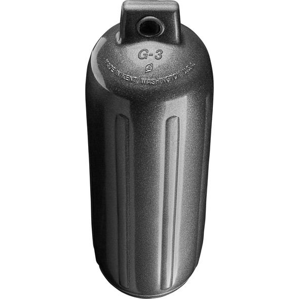 Polyform U.S. G-3 Twin Eye Fender 5.5 x 19 inches - Metallic Graphite