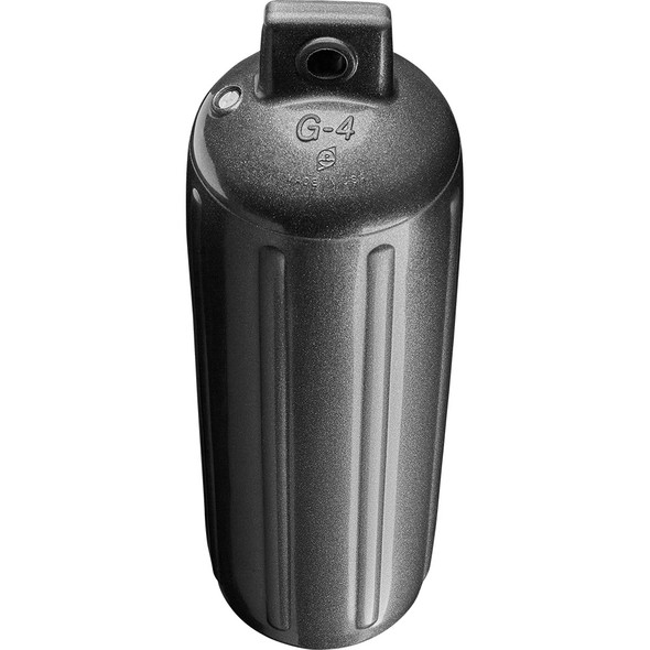 Polyform U.S. G-4 Twin Eye Fender 6.5 x 22 inches - Metallic Graphite