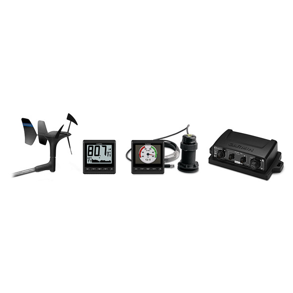 Garmin GMI/GNX Wired Sail Pack 52 Marine Instrument System with gWind and DST810 Transducer