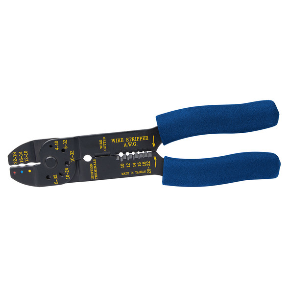 Ancor 702007 Cut, Strip, and Crimp Multi Tool for 22-10 AWG Wires