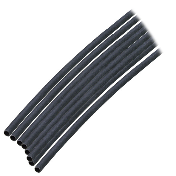 Ancor 301124 Adhesive Lined Heat Shrink Tubing, 1/8 Inch Diameter, 12 Inch Length, 10-Pack, Black