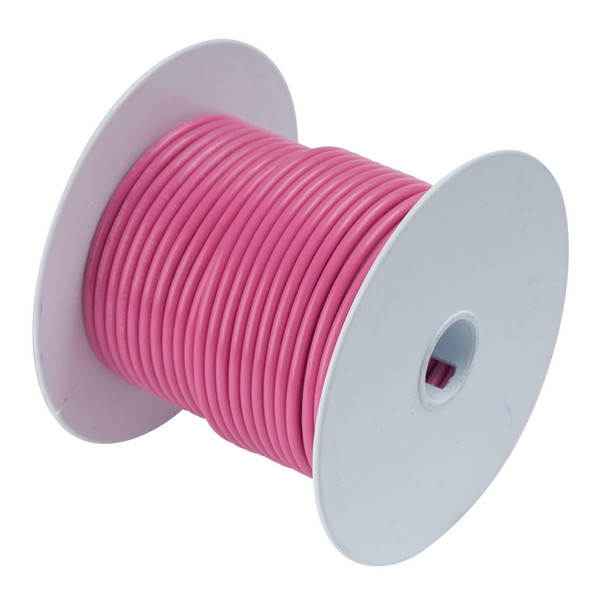 Ancor Pink 14AWG Tinned Copper Wire - 100 Feet, Marine Grade Power Cable