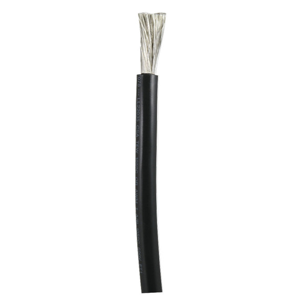Ancor Black 4/0 AWG Marine Grade Battery Cable - Sold by the Foot