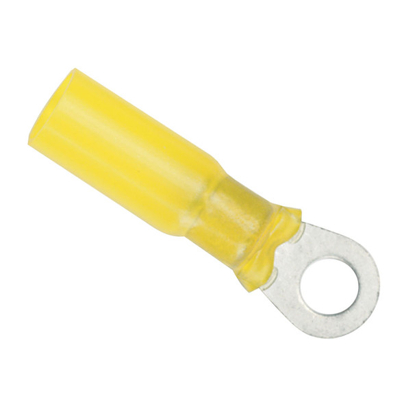 Ancor 12-10 Gauge 5/16 inch Heat Shrink Ring Terminal - 25 Pack for Marine and Automotive Wiring