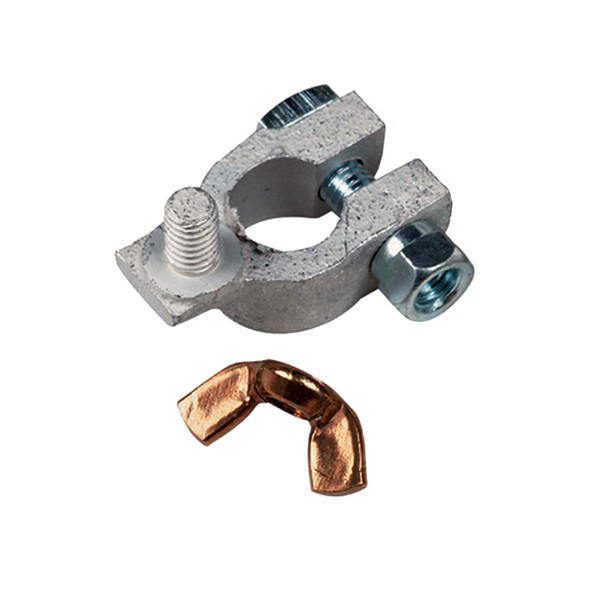 Ancor Tinned Battery Terminal with 5/16-Inch Stud - Negative Marine Grade Connection