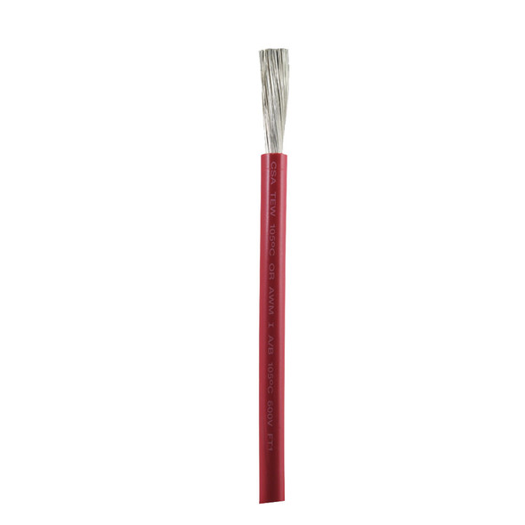Ancor Red 2 AWG Battery Cable - Sold By The Foot for Marine and Automotive Applications
