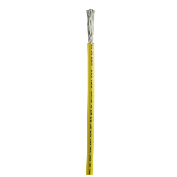 Ancor Yellow 4 AWG Battery Cable - Sold by the Foot