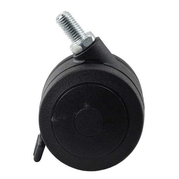 Springfield Marine 2100340 5-Legged Deck Base Caster Replacement with Brake, 75mm Urethane