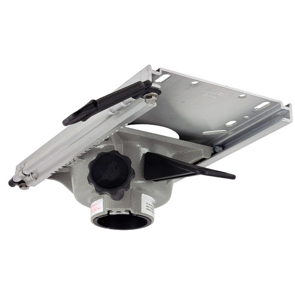 Springfield Marine Trac-Lock Slide with 360-Degree Swivel and 7-1/4 x 13-Inch Seat Platform