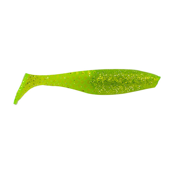 Berkley PowerBait Paddlin' PowerStinger 4.25 inch Chartreuse Silver Flash BSWPBSPDPS4.25-CHCFL