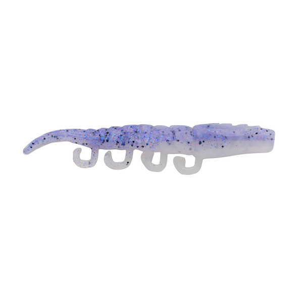Berkley Gulp! Saltwater Turbo Shrimp - 4-Inch Violet Haze Fleck