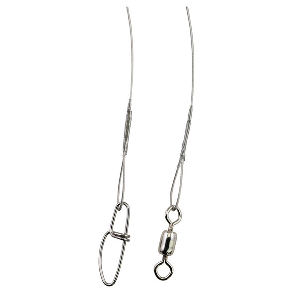 Berkley Steelon Wire-Wound Leader - 20lb Break Strength, 12 inches, Bright Finish