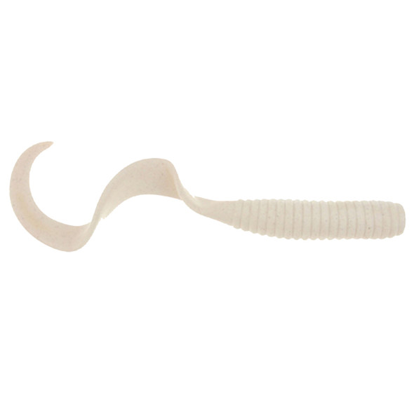 Berkley Gulp! 6-Inch Grub in White – Effective Saltwater Soft Bait for Big Fish