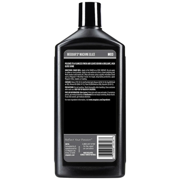 Meguiar's Professional Machine Glaze - 16oz for Restoring and Enhancing Automotive Finishes
